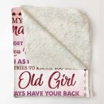 To My Granddaughter - Personalized Blanket - Birthday Christmas Gift For Granddaughters, Grandkids Big Size - Image 4