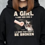A Girl And Her Dog - A Bond That Can't Be Broken - PersonalizedOne Size Shirt - Image 6