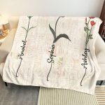 Grandma Garden Blanket - Personalized Blanket Big Size - Image 4