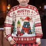 Kid Name Alphabet - Personalized Ugly Sweater - Image 2