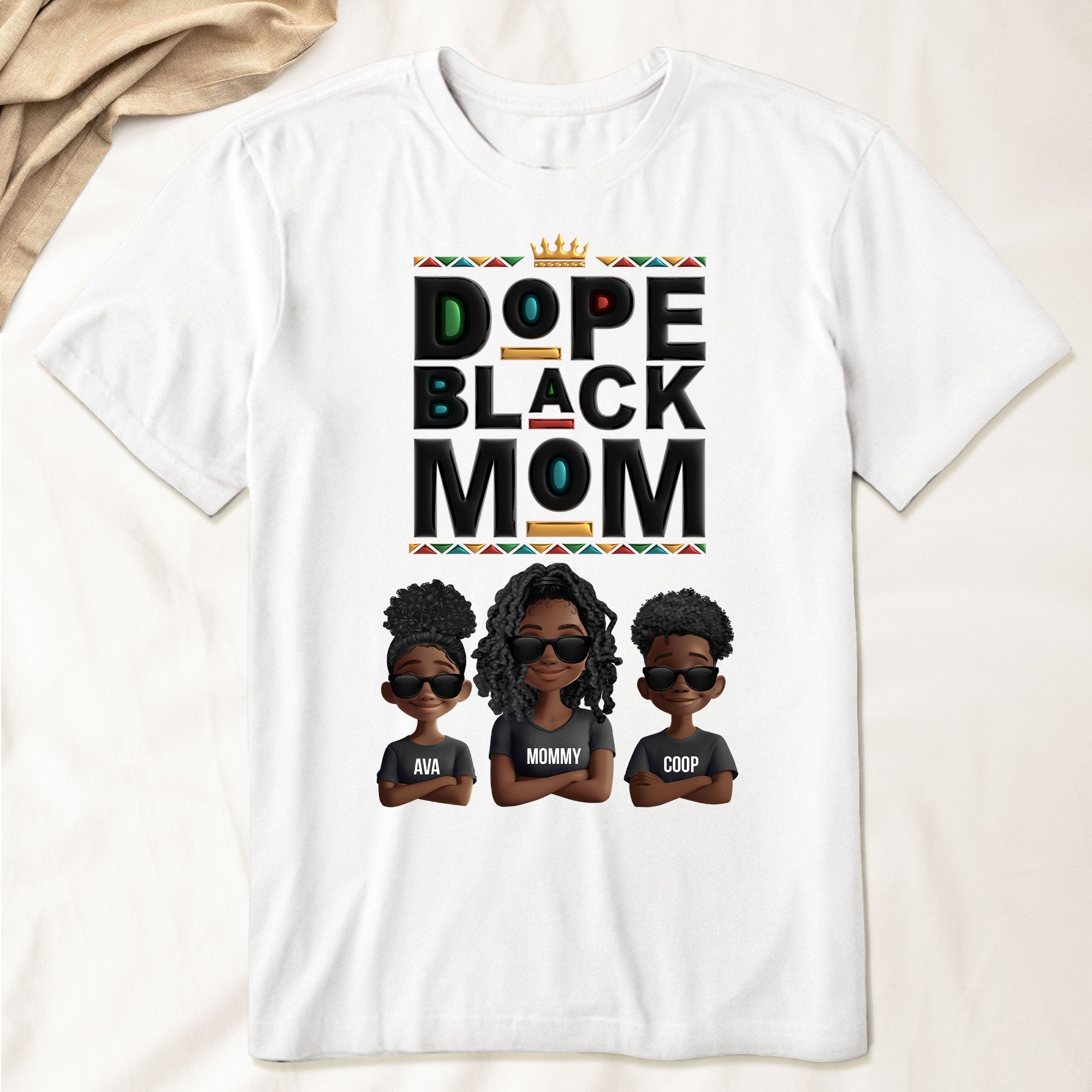 New-Version-Black-History-Dope-Back-Mom-Personalized-Shirt_1.jpg New Version Black History Dope Black Mom - PersonalizedOne Size Shirt - Image 1