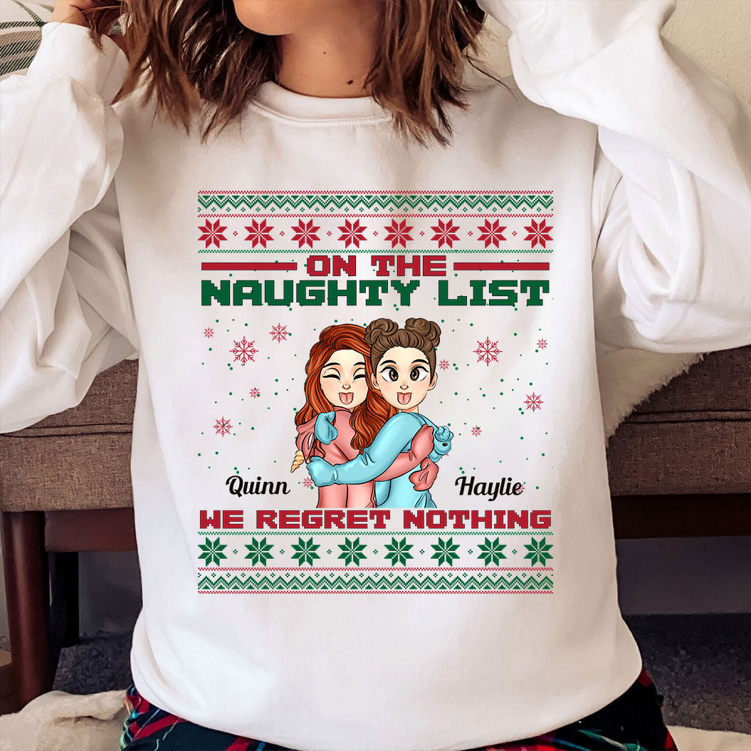 On-The-Naughty-List-Personalized-Matching-Sweatshirt_3.jpg On The Naughty List - Personalized Sweatshirt - Image 1