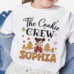The Cookie Crew Matching Christmas Shirt For Family, Grandparents, Kids - Personalized Shirt