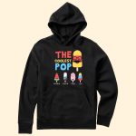 The Coolest Pop - PersonalizedOne Size Shirt - Gift For Grandpa - Image 5