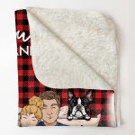 You & Me And Our Fur Babies - Personalized Pet Blanket Big Size - Image 5