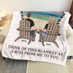 You & Me We Got This Think Of This Blanket As A Hug - Personalized Blanket Big Size - Image 4