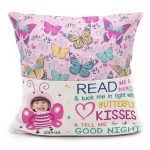 Book And Butterfly Kisses - Personalized Photo Pocket Pillow (Insert Included) - Image 5