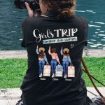 Cheaper Than Therapy Girls Trip - Personalized Back Printed shirt - Image 2