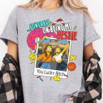 Congrats On Being My Bestie Simpsonized Portrait - Personalized PhotoOne Size Shirt - Image 2
