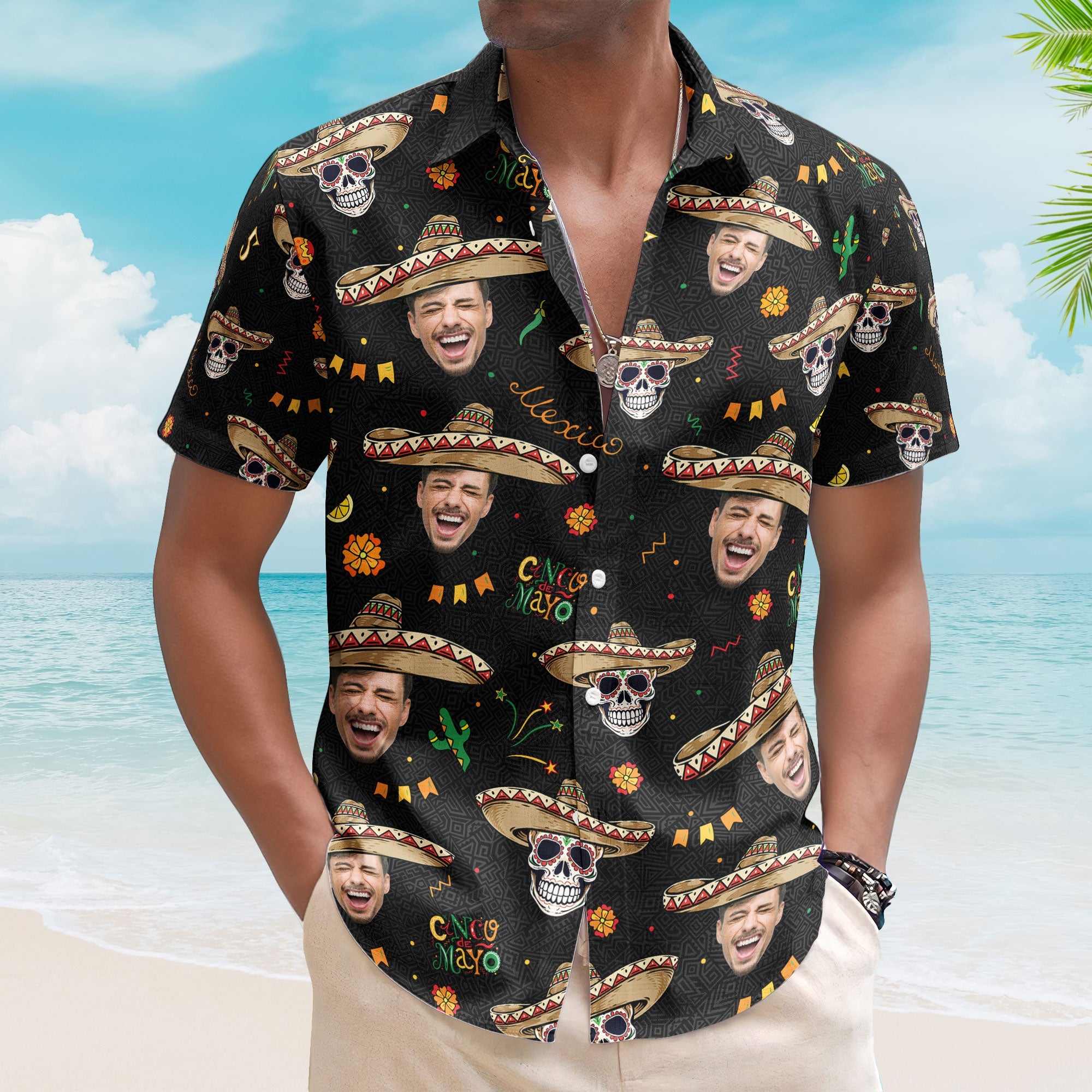 Custom-Face-Cinco-De-Mayo-Mexican-Hawaiian-Shirt-Custom-Photo-Hawaiian-Shirts_1.jpg Custom Face Cinco De Mayo Mexican Hawaiian Shirt - Custom Photo Hawaiian Shirts - Image 1