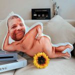 Custom Funny Face Birthday Gift For Him- Custom Shaped Photo Pillow - Image 4