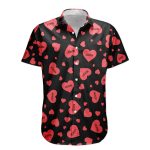 Custom Heart With Name Vintage Aloha Valentine's Day Gift - Custom Hawaiian Shirts - Image 3