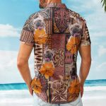 Custom Photo Funny Pet Family Friends Tiki Tropical Summer - Custom Photo Hawaiian Shirts - Image 4