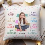 Custom Photo I Am Kind  - Personalized Photo Pillow (Insert Included) - Image 2