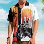 Custom Retro Bikes Photo Bikers For Men, Husband - Custom Photo Hawaiian Shirt - Image 4