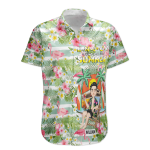 Enjoy The Summer Time - Personalized Photo Hawaiian Shirt - Image 2
