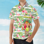 Enjoy The Summer Time - Personalized Photo Hawaiian Shirt - Image 4