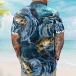 Fishing Bass Fish Types Whirlpool Ocean Aloha Shirts For Men - Custom Hawaiian Shirts - Image 4