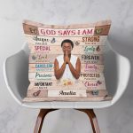 God Says I Am Unique - Photo Version - Personalized Photo Pillow (Insert Included) - Image 6