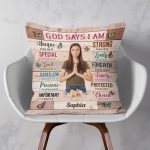 God Says I Am Unique - Photo Version - Personalized Photo Pillow (Insert Included) - Image 7