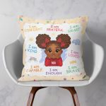 I Am Kind I Am Smart I Am Confident Son Grandson - Personalized Pillow (Insert Included) - Image 3