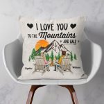 I Love You To The Mountains And Back - Personalized Pillow (Insert Included) - Image 3