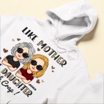 Like Mother Like Daughter Oh Crap Leopard - PersonalizedOne Size Shirt - Mother's Day, Birthday, Loving Gift For Mom, Mum, Mama, Mother - From Daughter - Image 6