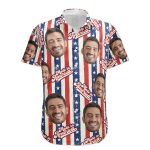 Made In America - Personalized Photo Hawaiian Shirt - Image 3