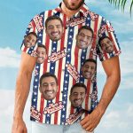 Made In America - Personalized Photo Hawaiian Shirt - Image 4