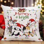Meowy & Bright - Personalized Pillow (Insert Included) - Image 2