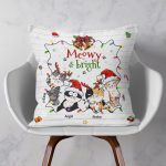 Meowy & Bright - Personalized Pillow (Insert Included) - Image 3