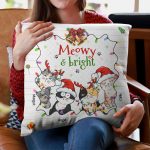Meowy & Bright - Personalized Pillow (Insert Included) - Image 4