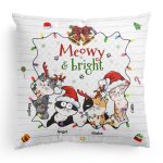 Meowy & Bright - Personalized Pillow (Insert Included) - Image 5