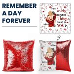 My Favorite Thing To Do Is You - Custom Sequin Pillow - Image 3