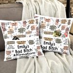 My Swear Affirmations Pillow - Self Gift, Gifts For Daughter, Friends - Personalized Pocket Pillow (Insert Included) - Image 4