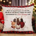 Our Friendship Is A True Blessing To Me - Personalized Pillow - Image 2