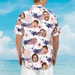 Family Cute Face - Personalized Photo Hawaiian Shirt - Independence Day Shirt - Image 6