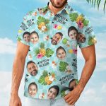 Family Vacation - Personalized Photo Hawaiian Shirt - Image 3