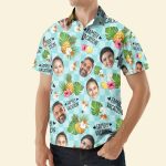 Family Vacation - Personalized Photo Hawaiian Shirt - Image 4