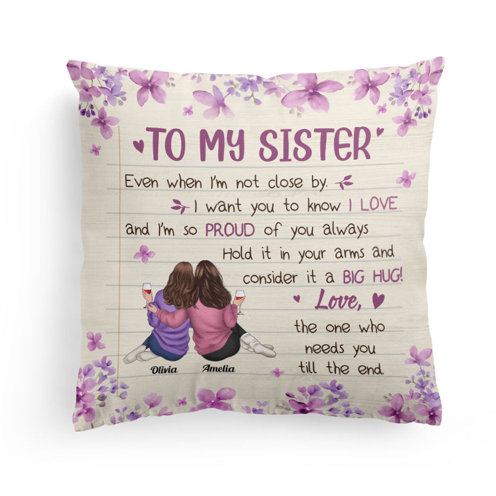 Sister-I-Love-And-IM-So-Proud-Of-You-Always-Personalized-Pillow-Birthday-Gift-For-Sisters-Siblings.-Friends-BFF-Besties-1.jpg Sister, I Love And I'm So Proud Of You Always - Personalized Pillow (Insert Included) - Birthday Gift For Sisters, Siblings. Friends, BFF, Besties - Image 1