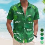 St.Patrick's Day Irish Shamrock Vintage Aloha Shirt - Custom Hawaiian Shirts