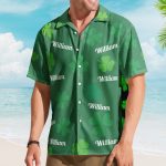 St.Patrick's Day Irish Shamrock Vintage Aloha Shirt - Custom Hawaiian Shirts - Image 2