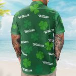 St.Patrick's Day Irish Shamrock Vintage Aloha Shirt - Custom Hawaiian Shirts - Image 4